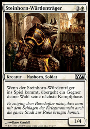 Steinhorn-Wrdentrger