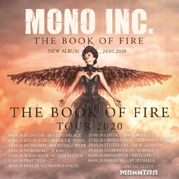 Mono Inc.: The Book Of Fire Tour 2020
